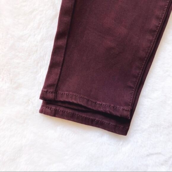 Levi's On The Move Skinny Maroon 27x28 Jeans - Picture 2 of 7